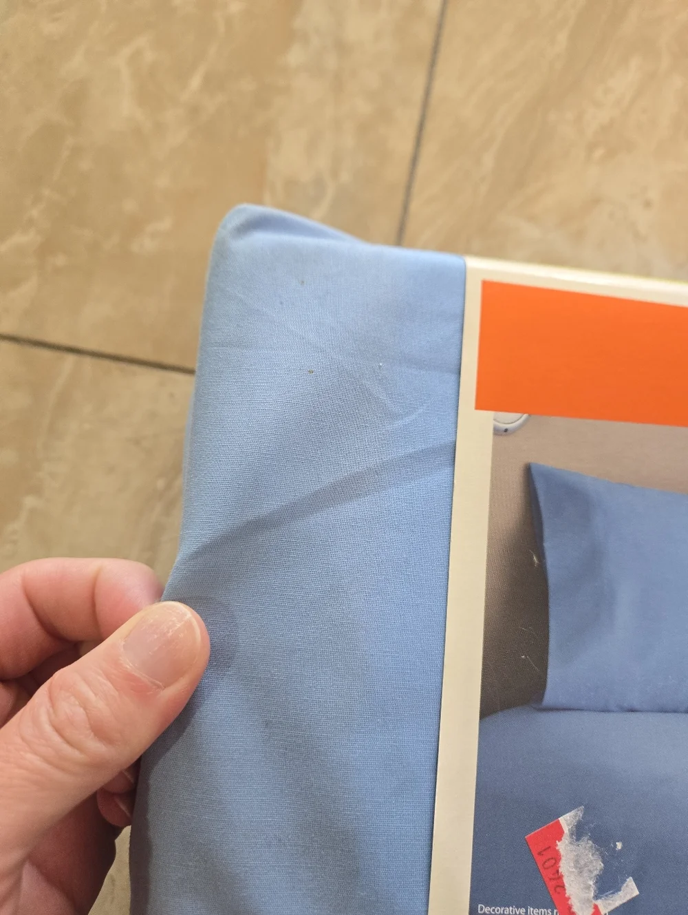 Twin Sheet Set in Light Blue